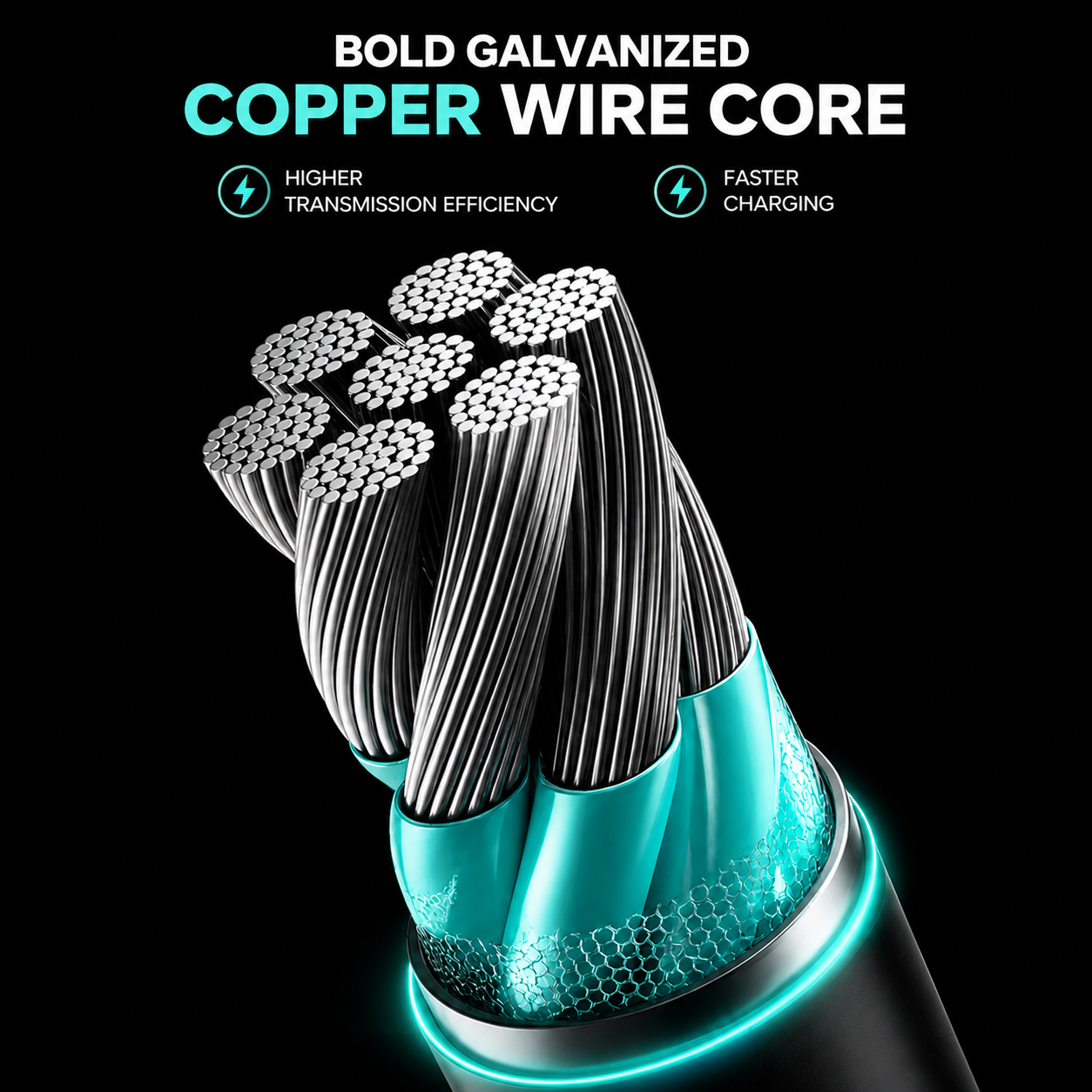Cable de carga rápida 4 en 1
