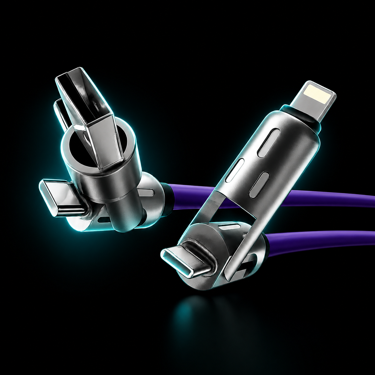 Cable de carga rápida 4 en 1
