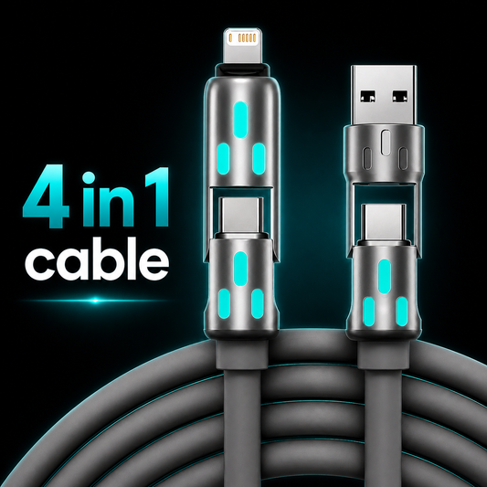 Cable de carga rápida 4 en 1